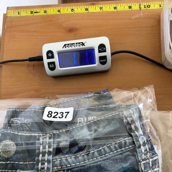 Silver Jeans Womens 26 Suki Mid Capri Blue Fluid Denim Contrast Stitch Stretch - Picture 13 of 13